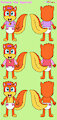 Petunia the Squirrel Model Sheet