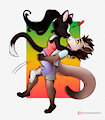 [C] Kira and Alex chibi