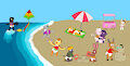 Summertime Fun on the Beach