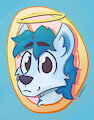 portrait for Anngell the arctic fox! by Irdes