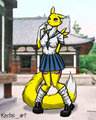Renamon schoolgirl