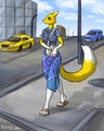  Renamon on the street