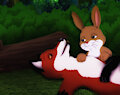 Comics The Fox & Rabbit 4 by amegared