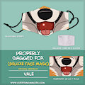 Properly Gagged Fox Mask by TheVale by FurryDakimakura