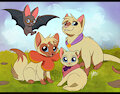 Sagwa the Chinese Siamese Cat by Unibat