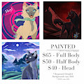 Commissions by Luxxpawz