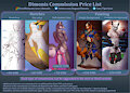 DIMONIS PRICE SHEET by HaganeDimonis