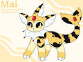 Mai the Ampharos-Vaporeon by Afterglow