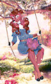 Beauty and flowers [COMM 20032022] by Rakimou