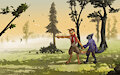 Kobolds on a walk by Virieg