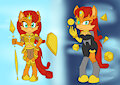 Light Mobius and Dark Mobius, Goldheart Lowe and Midas