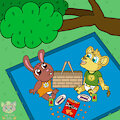 Picnic under the Tree -By PastelKitty1998-