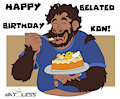 Kon Belated Bday GiftArt