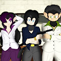 The Ape Mob Trio: Colbert, Franz, and Drago