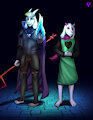 Asriel and Ralsei