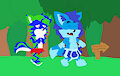 Anthonitecus and Wolfie Adventure on the Swamp (for Alessio626)