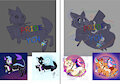 PRIDE FLAG YCH! by Luxxpawz