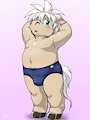 Touma with swimwear by TsuchinokoDASH