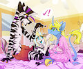 Commission - Slumber Party by Ralek