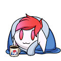 RayneCozy [merch available!] by AlbinoRayneDeer