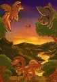 A bit of sunset and apples by atryl
