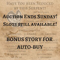 (ENDS SUNDAY)YCH Auction :The Crimes of Salyashe, Volume 2