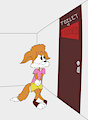 Toilet is closed by sto
