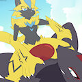 [Commission] Zeraora & Zoroark