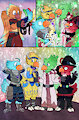 One Saddle, Four Chocobos