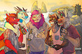 friends on the rialto beach (commission)