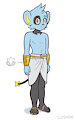 Azul the Shinx (commission)