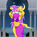 Mina Mongoose as a Bellydancer (2 Versions)