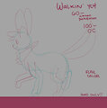 walkcycle ych by pixelyte