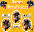 Open commissions! ICONS!