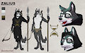 Zalius refsheet by axellionhart