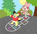Poke Hopscotch -By deargengar-