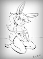 Bun Butts Pin-up