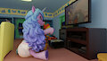 izzy watching movies by Northernhaste