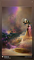 SATURN WATCHES OVER THE EMPRESS' SOUL TO THE ELYSIUM by Andybanez