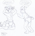 2 Dumb donkeys in the adult nursery by KelvinTheLion