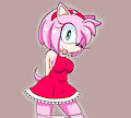 Amy rose posing by HeroKichona