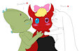 Smooches For A Cute Shadow Demon