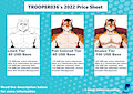 Commission Price Sheet (2022 Edition #2)