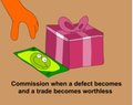 Commission when one becomes a defect