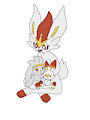 3 rabbits pokemons