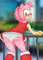 Amy Rose sfw by Frezezyk