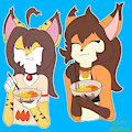 Sipping noodles