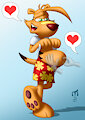 Playing With Ty's Tazzy Baby Belly by Amidnarasu