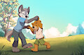 Swiss Furry Friends by pandapaco