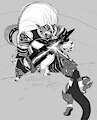 Euro vs Lady Maliketh by AmartoloCheri